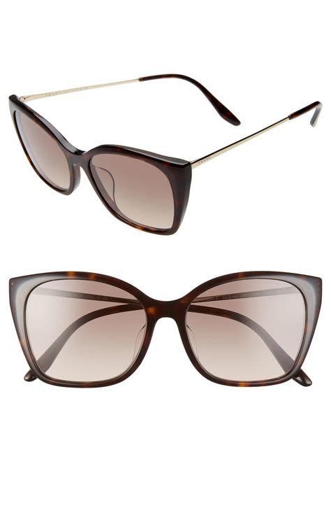 prada cat-eye gradient sunglasses